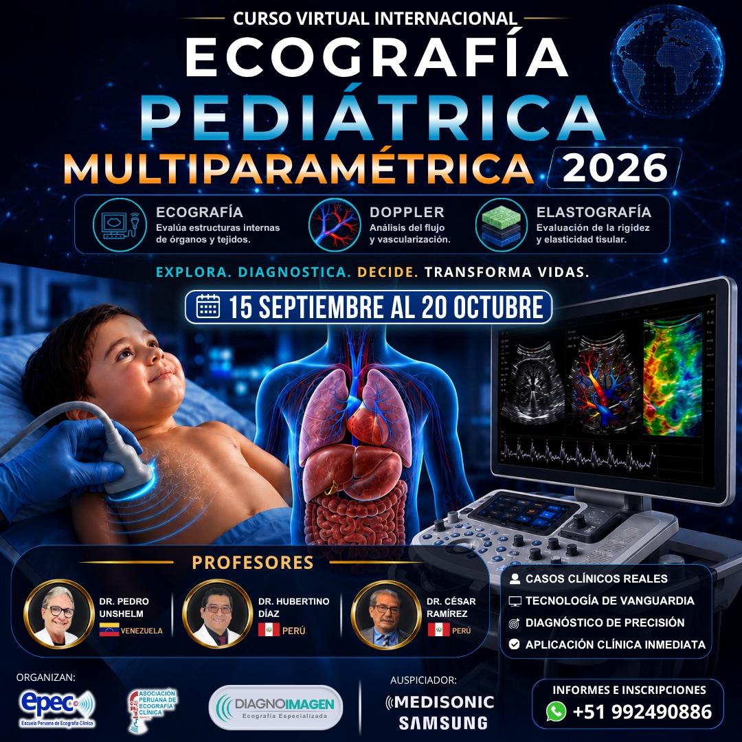 Curso de ecografía pediátrica multiparamétrica 2026